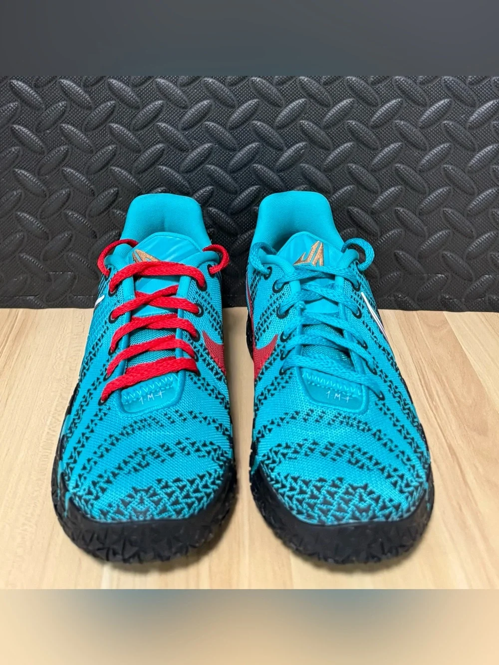 Nike Ja 3 GS Scratch 3.0 Turbo Green University Red IB4773-300 Youth Size 5.5Y